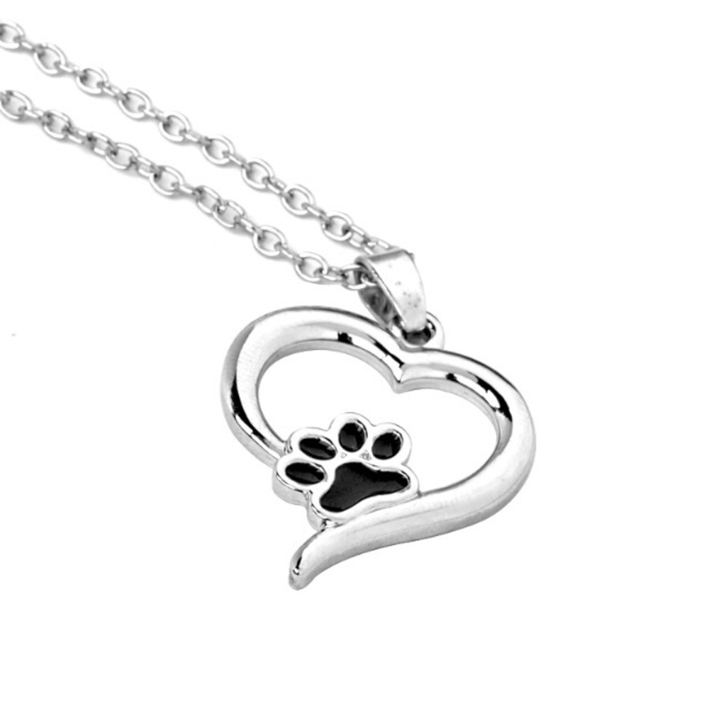 🐾  Paw Print Pendant Necklace